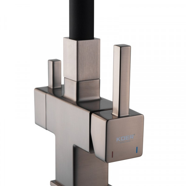 Змішувач для кухні Koer KB-72023-07 з виходом для питної води (KR5010)