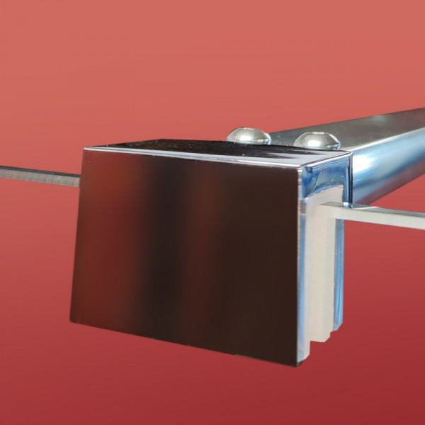 Душова перегородка Koer SR SP01-100x200-TR-01 Walk-In прозоре скло Easy Clean 8мм, хром (KR5393)