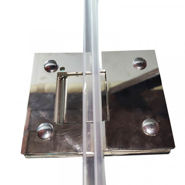 Бічна стінка до кабіни Koer SR SW04-90x200-TR-01 прозоре скло Easy Clean 10мм, хром (KR5390)