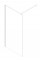 Душова перегородка Koer SR SP01-90x200-TR-01 Walk-In прозоре скло Easy Clean 8мм, хром (KR5392)