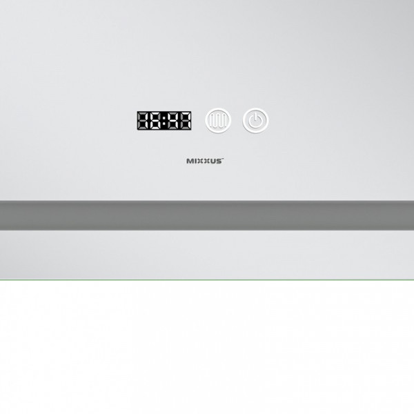 Дзеркало Mixxus Premium FLASH MR21-60x80 з Led Touch, Anti-fog, димером, регулятором яскравості, годинником (MP6617)