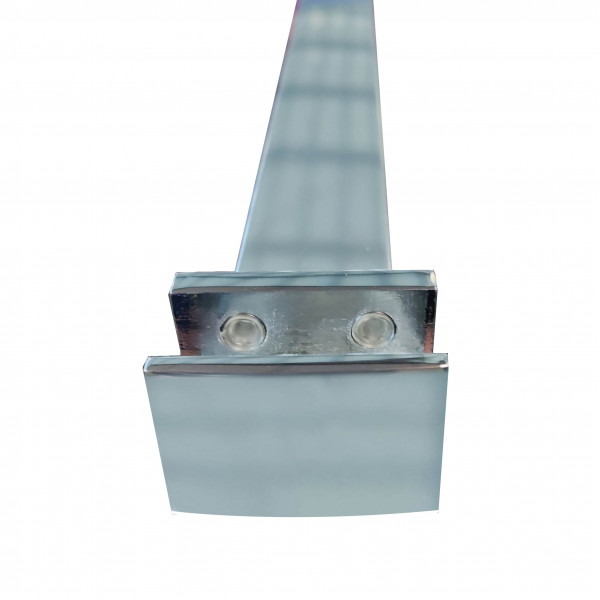 Душова перегородка Koer SR SP01-120x200-TR-01 Walk-In прозоре скло Easy Clean 8мм, хром (KR5394)