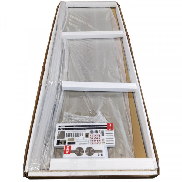 Двері в нішу Koer SR SD01-120x200-TR-02 прозоре скло Easy Clean 8мм, нікель (KR5379)