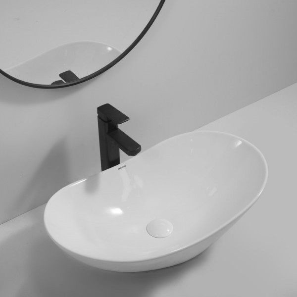 Раковина накладна Mixxus Premium WAVE-0105 620х360х160mm (MP6555)