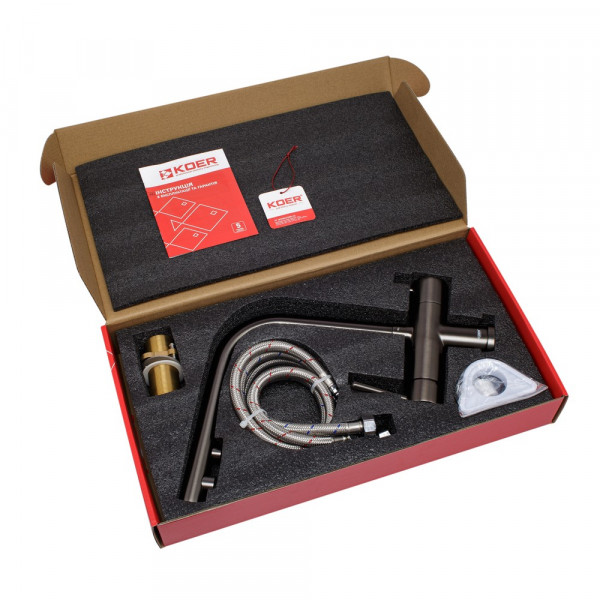 Змішувач для кухні з виходом для питної води KOER KB-72001-07 (KR3393)