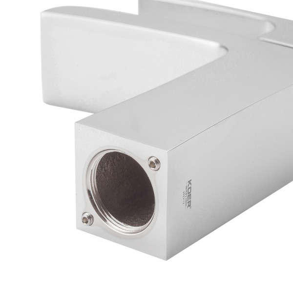 Змішувач для умивальника Koer KB-14007-01 водоспад (Колір хром) (KR3446)