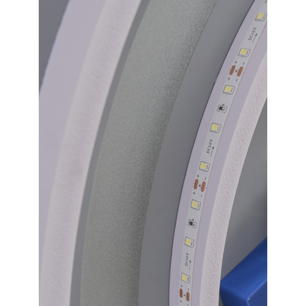 Дзеркало Mixxus PLAIN MC02-60-CASE з Led Touch, Anti-fog, димером, регулятором яскравості, годинником (MI6661)