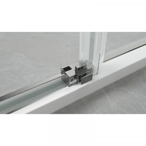 Душова кабіна без піддону Koer SR SC03-90x90x200-TR-02 прозоре скло Easy Clean 6мм SS Color (KR5680)