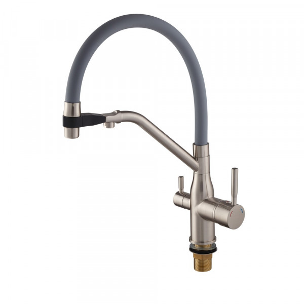 Змішувач для кухні MixxusPremium Gravity 021 SS COLOR REFL.GREY (MI6980)