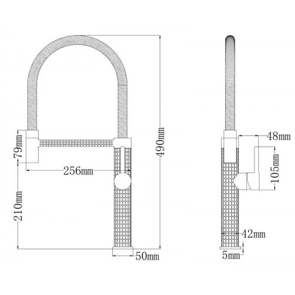 Змішувач для кухні Mixxus Premium Spark 017 GOLD (MI6972)