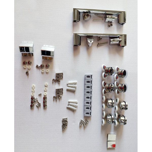 Душова кабіна без піддону Mixxus Premium DIVERSE SC02-90x90x195-TR Chrome прозоре скло 5мм (MI6861)