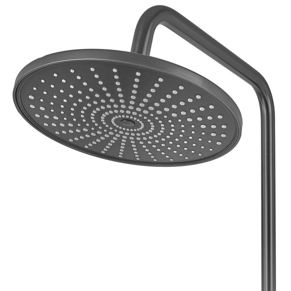 Душова колона зі змішувачем з кнопковим перемикачем з алюмінію CHAMPION PBD-009-J GRAPHITE, 4 режими (CH6550)