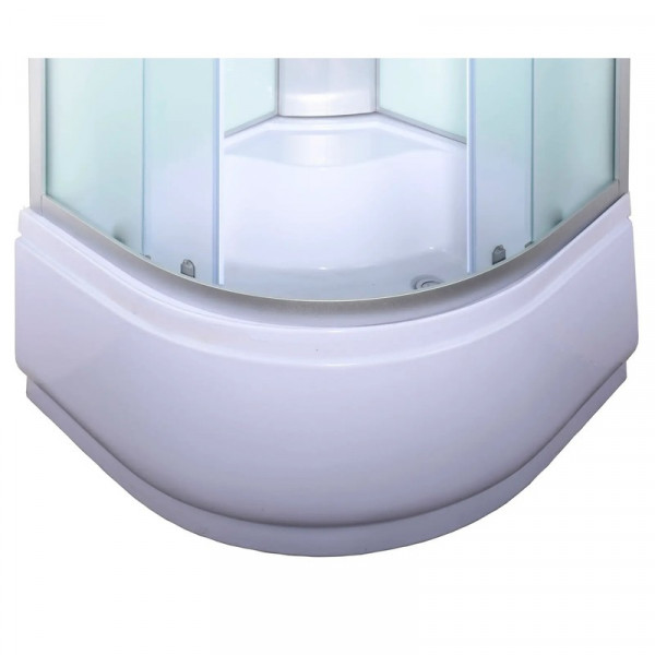 Душовий піддон високий Mixxus Strong ST01-90x90x40 з сифоном напівкруглий діаметр зливу 52 мм (MI8160)