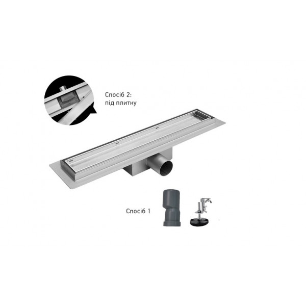 Душовий трап Koer FD30-70x900 з нержавіючої сталі SUS304 (AC0702)
