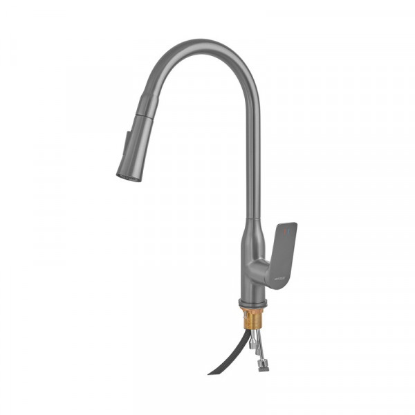 Змішувач для кухні Mixxus Premium DERBY 014 (NUT) GRAPHITE (MI6611)