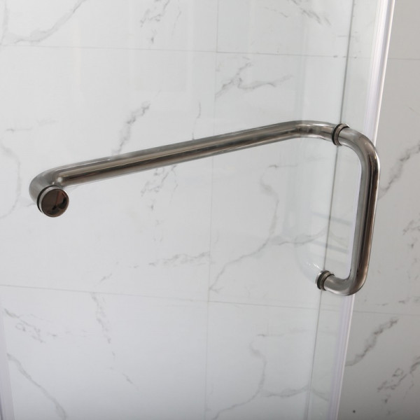 Душова кабіна з низьким піддоном Mixxus LINES SCT01-90x90x198-TR Graphite NEW прозоре скло 6мм (MI8429)