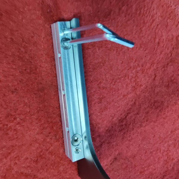 Душова перегородка Koer SR SP02-100x200-TR-07 Walk-In прозоре скло Easy Clean 8мм, графіт (KR5397)