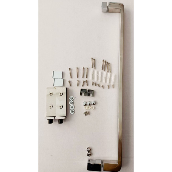 Душова кабіна без піддону Mixxus Premium BEVEL SC01-120x80x195-TR Chrome прозоре скло 6мм (MI6871)