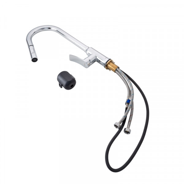 Змішувач для кухні Haiba Bolero 014 з висувною лійкою (HB9591)