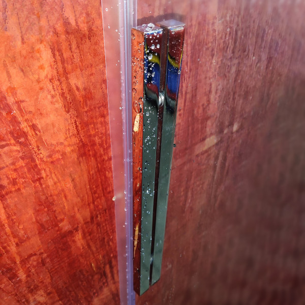 Двері в нішу Koer SR SD05-120x200-TR-01 прозоре скло Easy Clean 6мм, хром (KR5405)