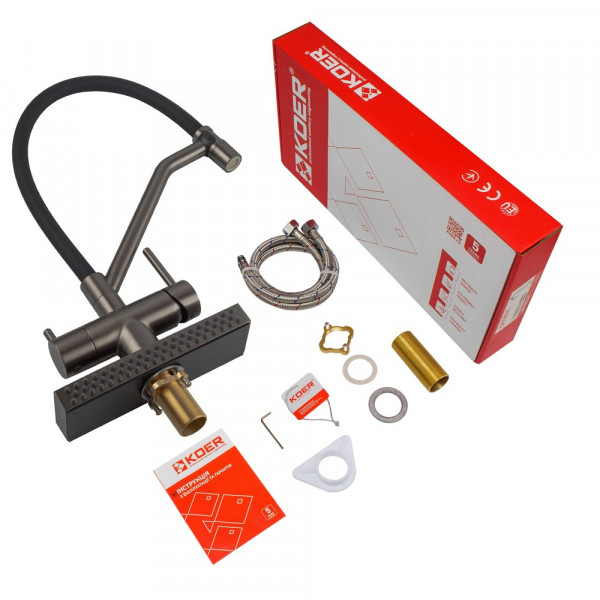 Змішувач для кухні Koer KB-74027-07 з функцією 