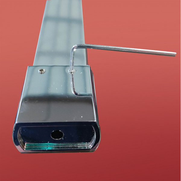 Душова перегородка Koer SR SP01-120x200-TR-01 Walk-In прозоре скло Easy Clean 8мм, хром (KR5394)