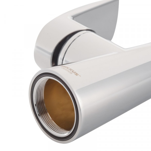 Змішувач для кухні Mixxus Premium Matis 011-T (NUT) Refl.Gray (Колір хром+силік.вилив сірий) (MI8267)