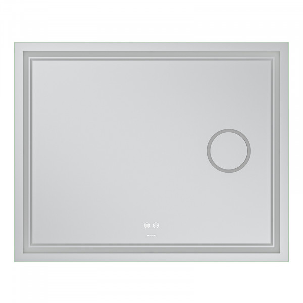 Дзеркало Mixxus Premium QUADRO MR20-100x80 з Led Touch, Anti-fog, димером, регулятором яскравості, лінзою (MP6623)