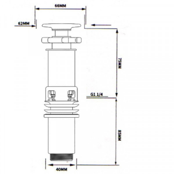 Раковина накладна Mixxus Premium STYLE-0201 520х375х140mm з донним клапаном та отвором під змішувач (MP6511)