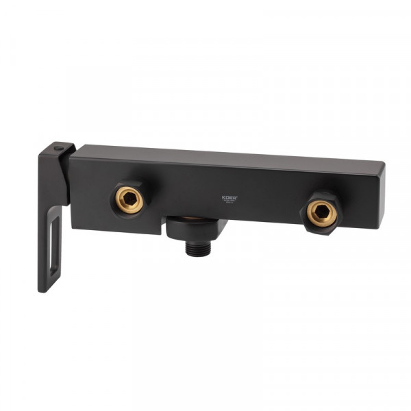 Змішувач для ванни з коротким виливом Koer KB-41009-05 (Колір чорний) (KR3503)