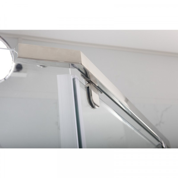 Душова кабіна з низьким піддоном MIXXUS LINES SCT01-90x90x198-TR CHROME прозоре скло 6мм NEW (в 2 ящ) (MI8370)