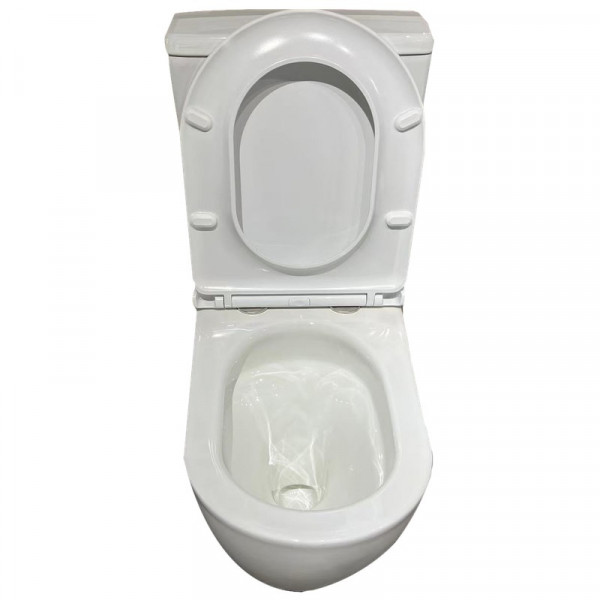 Унітаз-компакт ергономічний Koer TT-0201-T3 675x390x860mm система змиву TORNADO 3.0 (KR5613)