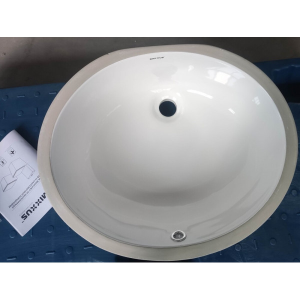 Раковина врізна під стільницю MIXXUS PREMIUM TOPPER-1701 495х405х205mm з переливом (MP6568)