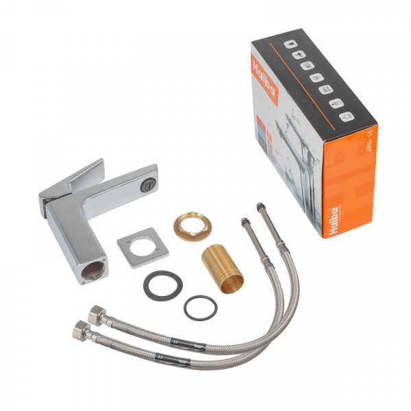 Змішувач для умивальника Haiba Turin 001 Nut (HB9655)