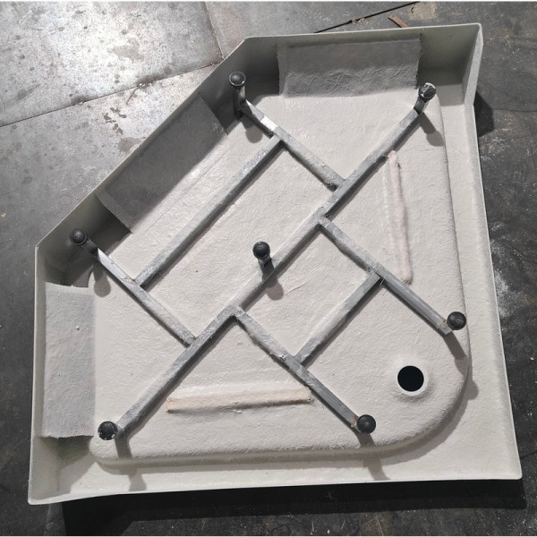 Душовий піддон з сифоном MIXXUS LINES ST01-90x90x13 п'ятикутний діаметр зливу 52 мм (MI8284)