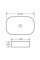 Умивальник накладний керамічний Mixxus Premium Diverse-0102 610x400x145mm (MP6486)