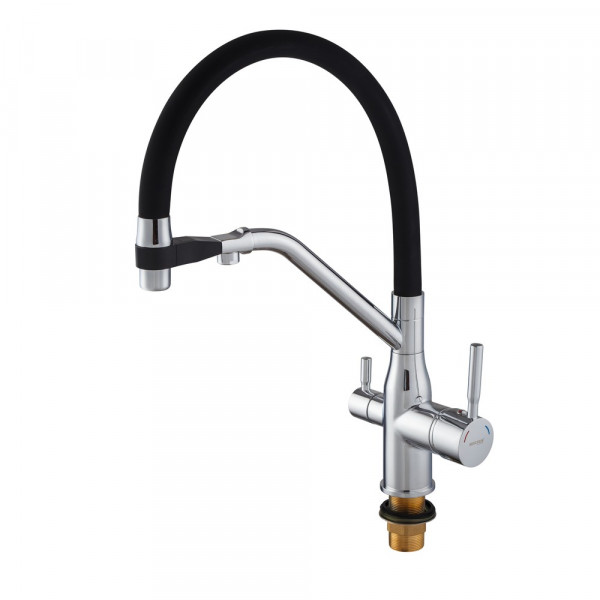 Змішувач для кухні MixxusPremium Gravity 021 REFL.BLACK (MI6977)