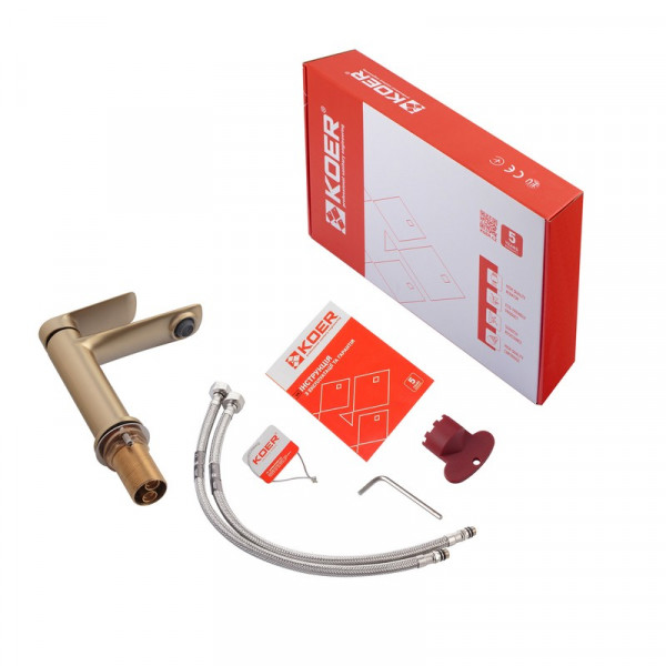 Змішувач для умивальника Koer KB-10028-12 (KR5291)