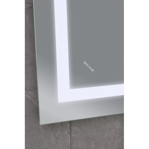 Дзеркало Mixxus TALL MR08-80x60-Reverse з Led Touch, Anti-fog, димером, регулятором яскравості (MI6659)
