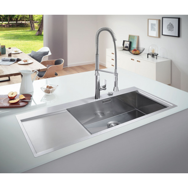 Мийка кухонна Grohe EX Sink K1000 (подвійне крило зліва) (31582SD0)