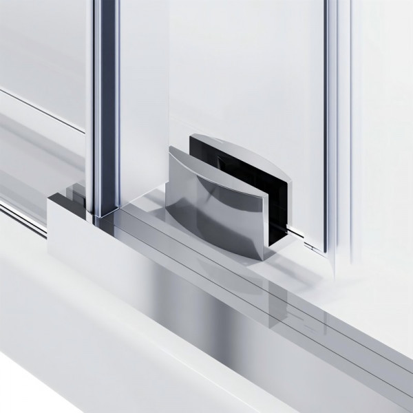 Душова кабіна без піддону Koer SR SC07-120x90x200-TR-01 прозоре скло Easy Clean 8мм, хром (KR5370)