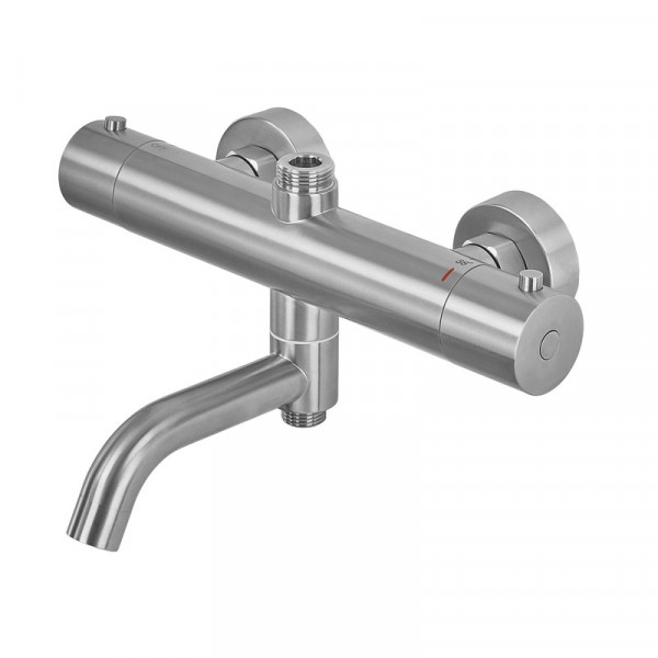 Душова колона з термостатичним змішувачем Koer KI-57018-02 3 функції, з нерж.сталі SUS304 (Колір нерж) (KR5545)