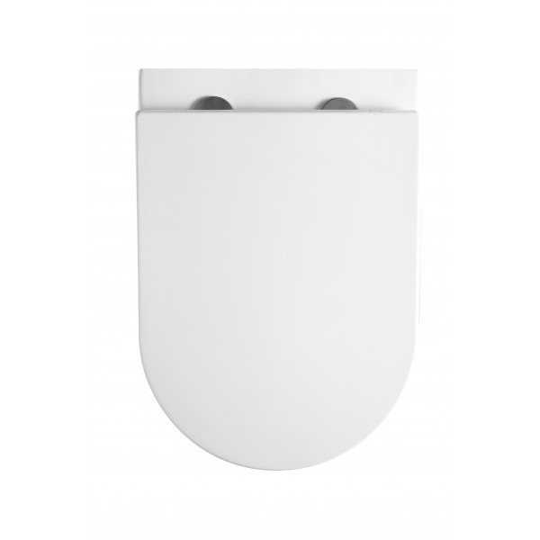 Унітаз підвісний Mixxus Premium Ellipse-0303-R 520x365x360mm, система змиву Rimless (MP6463)