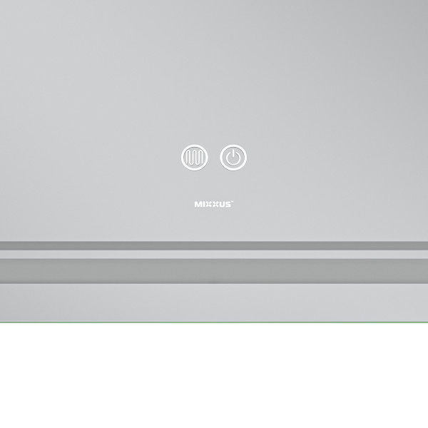 Дзеркало Mixxus Premium QUADRO MR20-100x80 з Led Touch, Anti-fog, димером, регулятором яскравості, лінзою (MP6623)