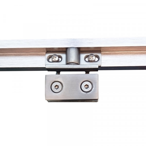 Душова кабіна без піддону Koer SR SC06-90x90x200-TR-07 прозоре скло Easy Clean 8мм, графіт (KR5366)