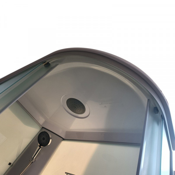 Бокс душовий без гідромасажу Mixxus WAVE SB02-120x80x215-L-FB SATIN з низьким піддоном (MI6892)