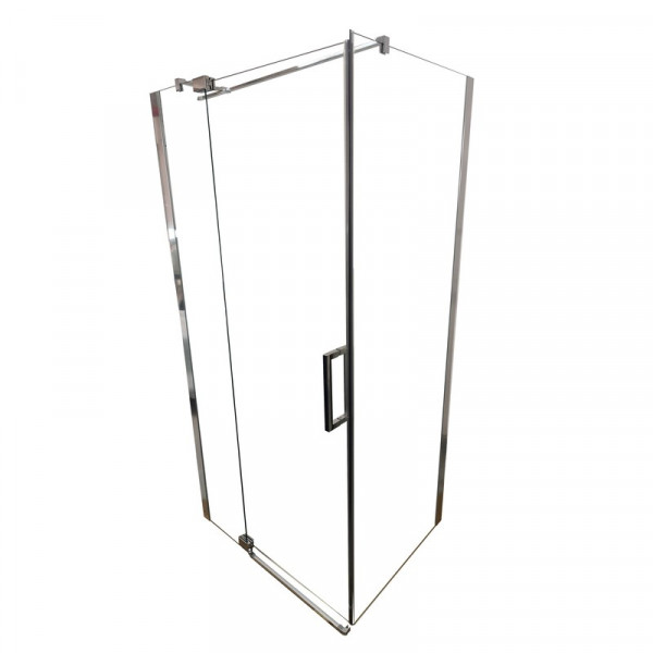 Душова кабіна без піддону Koer SR SC02-120x90x200-TR-01 прозоре скло Easy Clean 8мм, хром (KR5354)