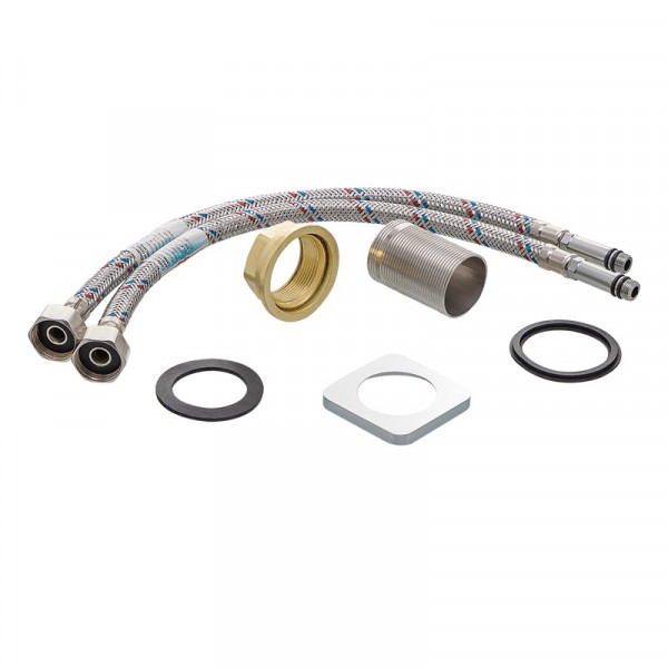 Змішувач для умивальника Mixxus Nevada 001 Nut Білий (MI5798)