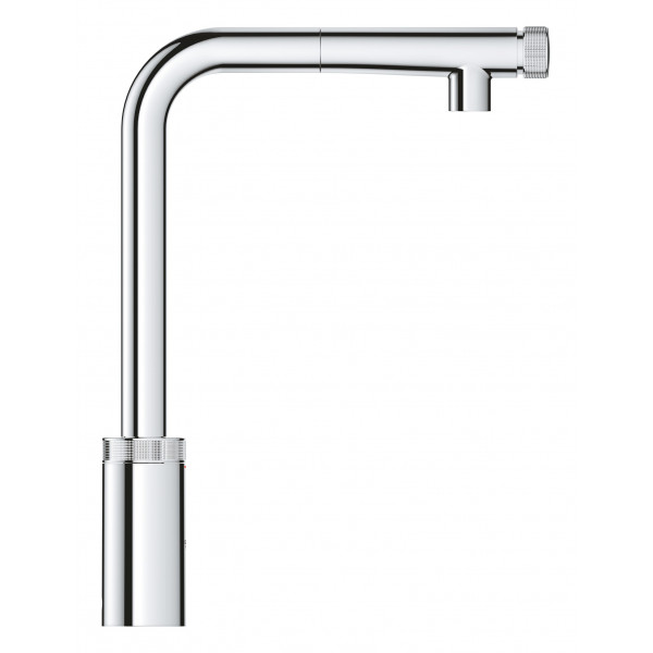 Змішувач для кухні з висувним виливом Grohe Eurosmart New (31613000)