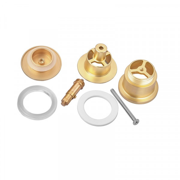 Донний клапан для раковини Koer PW-11-12 1 1/4''  універсальний (з/без перел) СLICK-СLACK (Колір зол.мат) (KR5794)